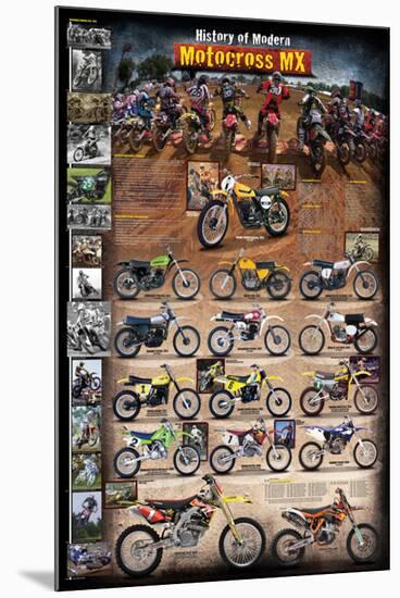 Motocross MX The Modern Era 1970 - present-null-Mounted Poster