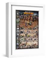 Motocross MX The Modern Era 1970 - present-null-Framed Art Print