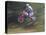 Motocross Racer Airborne-Steve Satushek-Stretched Canvas