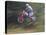 Motocross Racer Airborne-Steve Satushek-Stretched Canvas