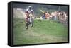 Motocross Scrambler-null-Framed Stretched Canvas