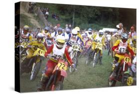 Motocross Scramblers-null-Stretched Canvas