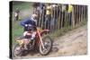 Motocross Scrambling-null-Stretched Canvas