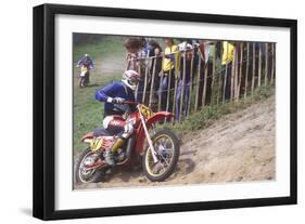 Motocross Scrambling-null-Framed Premium Photographic Print