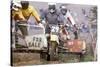 Motocross Scrambling-null-Stretched Canvas