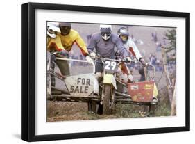 Motocross Scrambling-null-Framed Premium Photographic Print