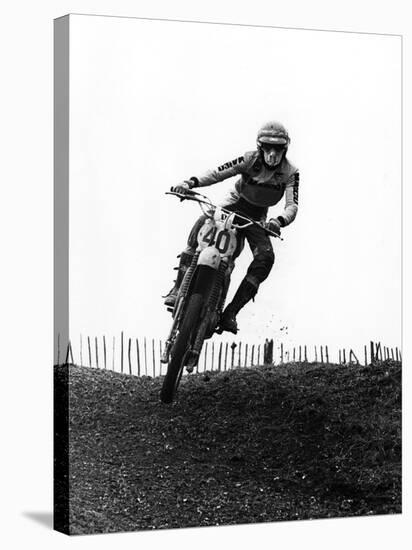 Motocross Scrambling-null-Stretched Canvas