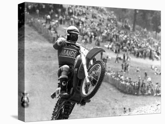 Motocross Scrambling-null-Stretched Canvas