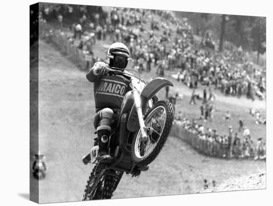 Motocross Scrambling-null-Stretched Canvas