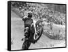 Motocross Scrambling-null-Framed Stretched Canvas