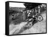 Motocross Scrambling-null-Framed Stretched Canvas