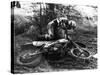 Motocross Scrambling-null-Stretched Canvas