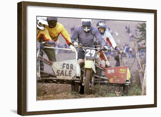 Motocross Scrambling-null-Framed Photographic Print