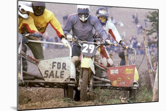 Motocross Scrambling-null-Mounted Photographic Print