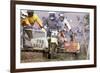 Motocross Scrambling-null-Framed Photographic Print