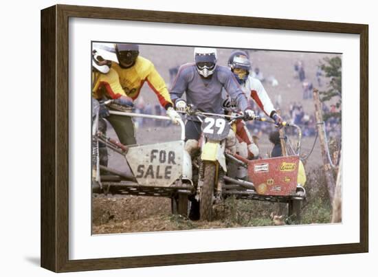 Motocross Scrambling-null-Framed Photographic Print