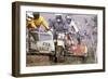 Motocross Scrambling-null-Framed Photographic Print