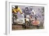 Motocross Scrambling-null-Framed Photographic Print