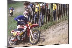 Motocross Scrambling-null-Mounted Photographic Print