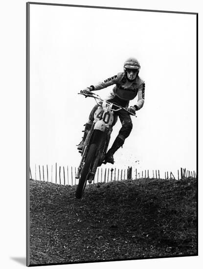Motocross Scrambling-null-Mounted Photographic Print