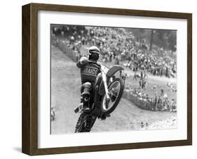 Motocross Scrambling-null-Framed Photographic Print