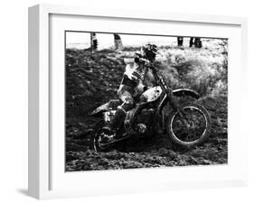 Motocross Scrambling-null-Framed Photographic Print