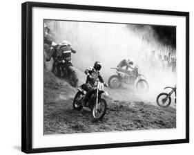 Motocross Scrambling-null-Framed Photographic Print