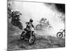 Motocross Scrambling-null-Mounted Photographic Print