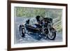 Motocycle with Sidecar, 2009, (watercolor)-Anthony Butera-Framed Giclee Print