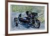 Motocycle with Sidecar, 2009, (watercolor)-Anthony Butera-Framed Giclee Print