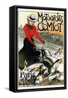 Motocycles Comiot, 1899-Théophile Alexandre Steinlen-Framed Stretched Canvas