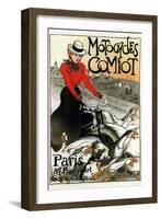 Motocycles Comiot, 1899-Théophile Alexandre Steinlen-Framed Giclee Print