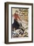 Motocycles Comiot-Théophile Alexandre Steinlen-Framed Art Print