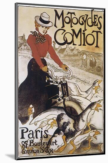 Motocycles Comiot-Théophile Alexandre Steinlen-Mounted Art Print