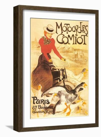 Motocycles Comiot-null-Framed Art Print