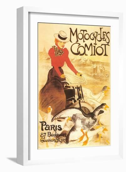 Motocycles Comiot-null-Framed Art Print