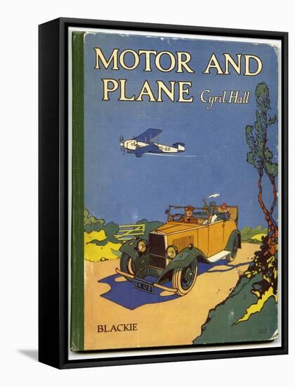Motor and Plane Cover-null-Framed Stretched Canvas