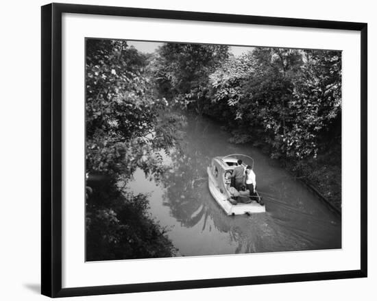 Motor Boat Cruiser-null-Framed Photographic Print