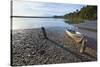 Motor Boat, Okarito Lagoon, West Coast, South Island, New Zealand, Pacific-Matthew Williams-Ellis-Stretched Canvas