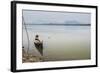 Motor Boat on Salween River (Thanlwin River), Hpa An, Karen State (Kayin State)-Matthew Williams-Ellis-Framed Photographic Print