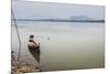 Motor Boat on Salween River (Thanlwin River), Hpa An, Karen State (Kayin State)-Matthew Williams-Ellis-Mounted Photographic Print