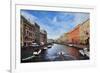 Motor Boats on the Moika River, Saint-Petersburg, Russia-Yulia_Bogomolova-Framed Photographic Print