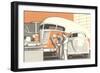 Motor Car Designing-null-Framed Art Print