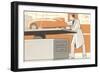 Motor Car Designing-null-Framed Premium Giclee Print