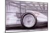 Motor Car Drawing-null-Mounted Art Print