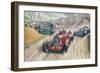 Motor Car Race-null-Framed Art Print