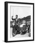 Motor Cycle and Sidecar-null-Framed Photographic Print