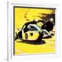 Motor-Cycle Side-Car Racing-Wilf Hardy-Framed Giclee Print