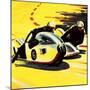 Motor-Cycle Side-Car Racing-Wilf Hardy-Mounted Giclee Print