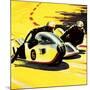 Motor-Cycle Side-Car Racing-Wilf Hardy-Mounted Giclee Print